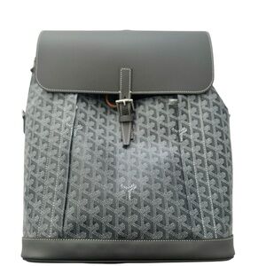 Rare NEW Goyard Alpin MM Backpack in Grey Monogram - Authentic Luxury,